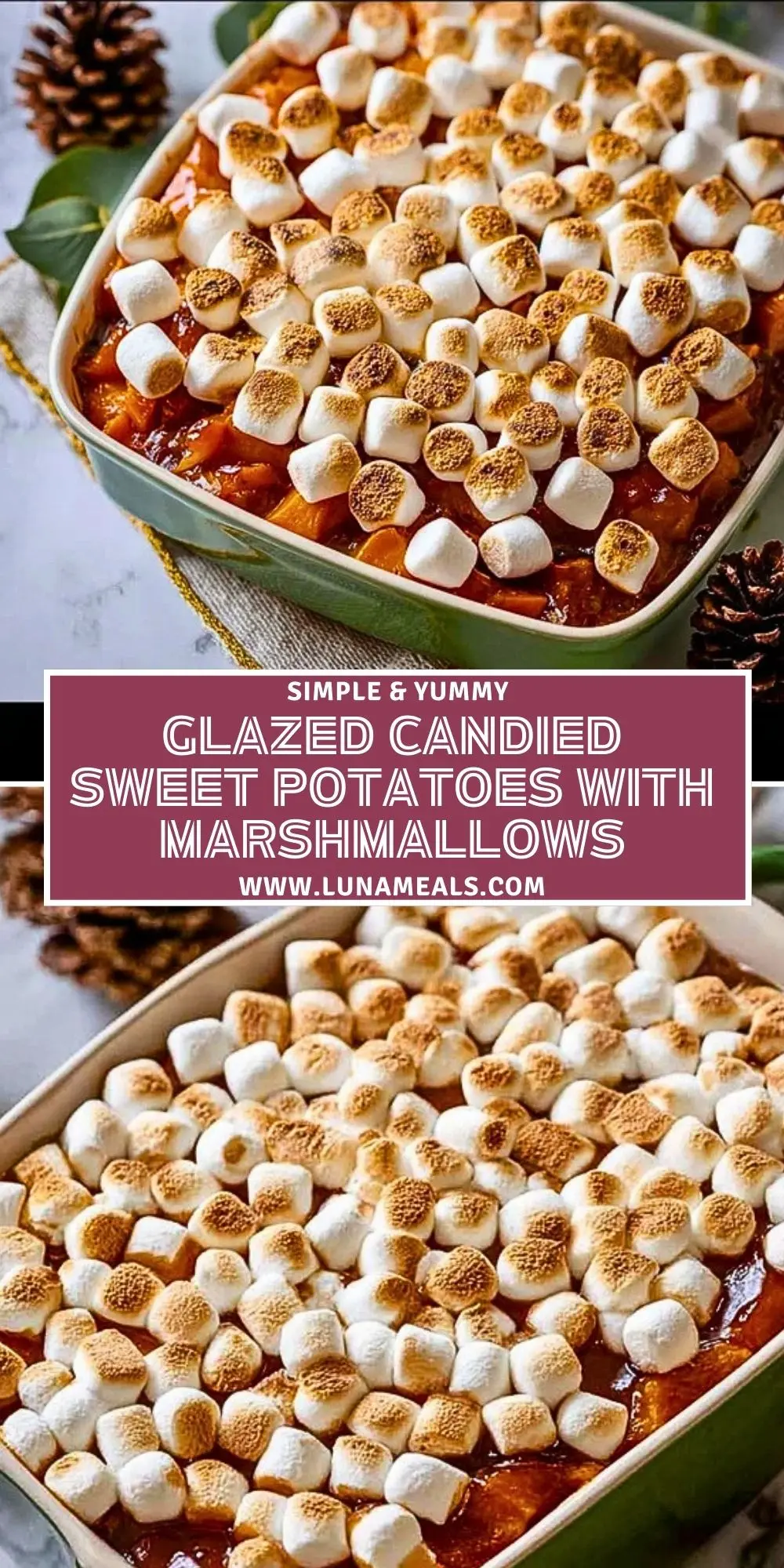 Glazed Candied Sweet Potatoes With Marshmallows (2)