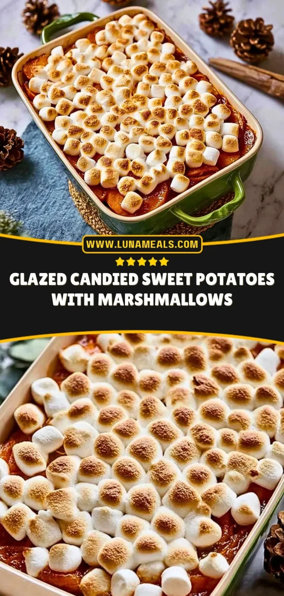 Glazed Candied Sweet Potatoes With Marshmallows (3)