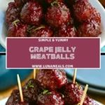 Grape Jelly Meatballs (2)
