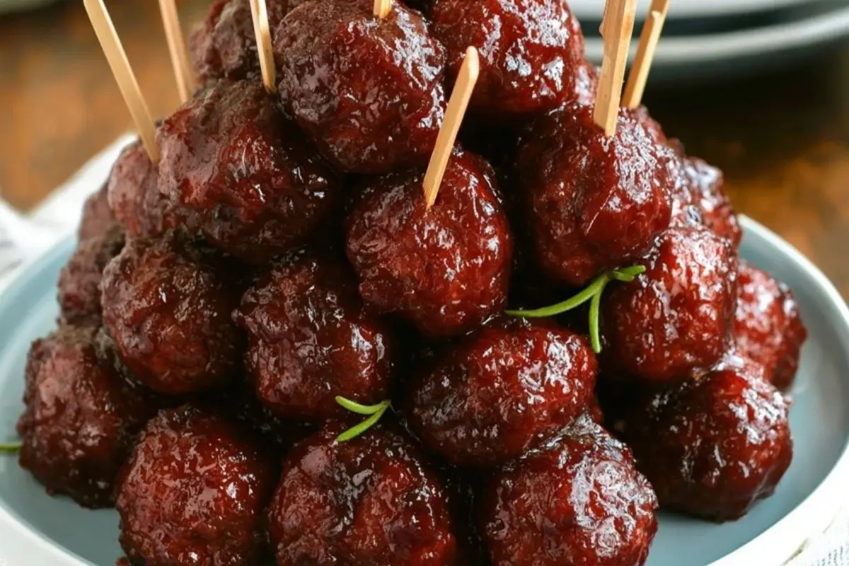 Grape Jelly Meatballs