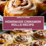 Homemade Cinnamon Rolls Recipe Pin 1