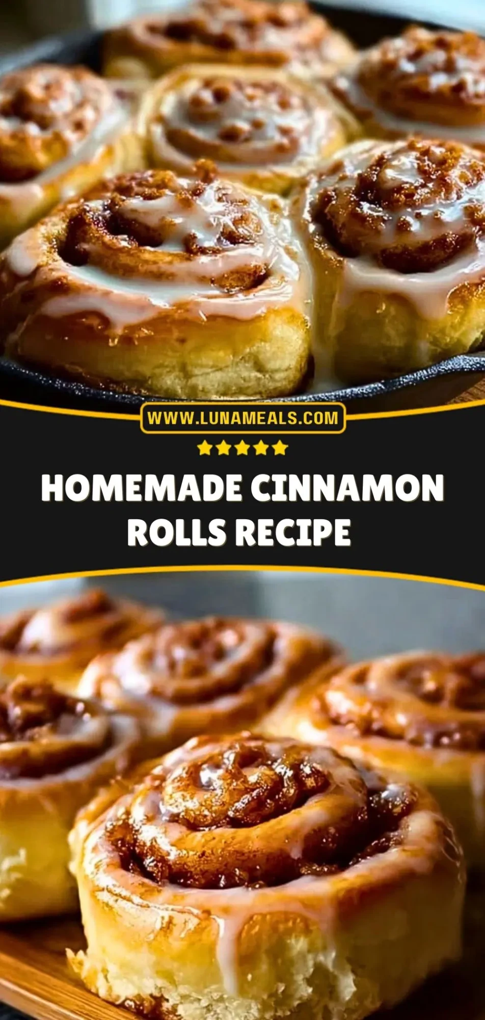 Homemade Cinnamon Rolls Recipe Pin 2
