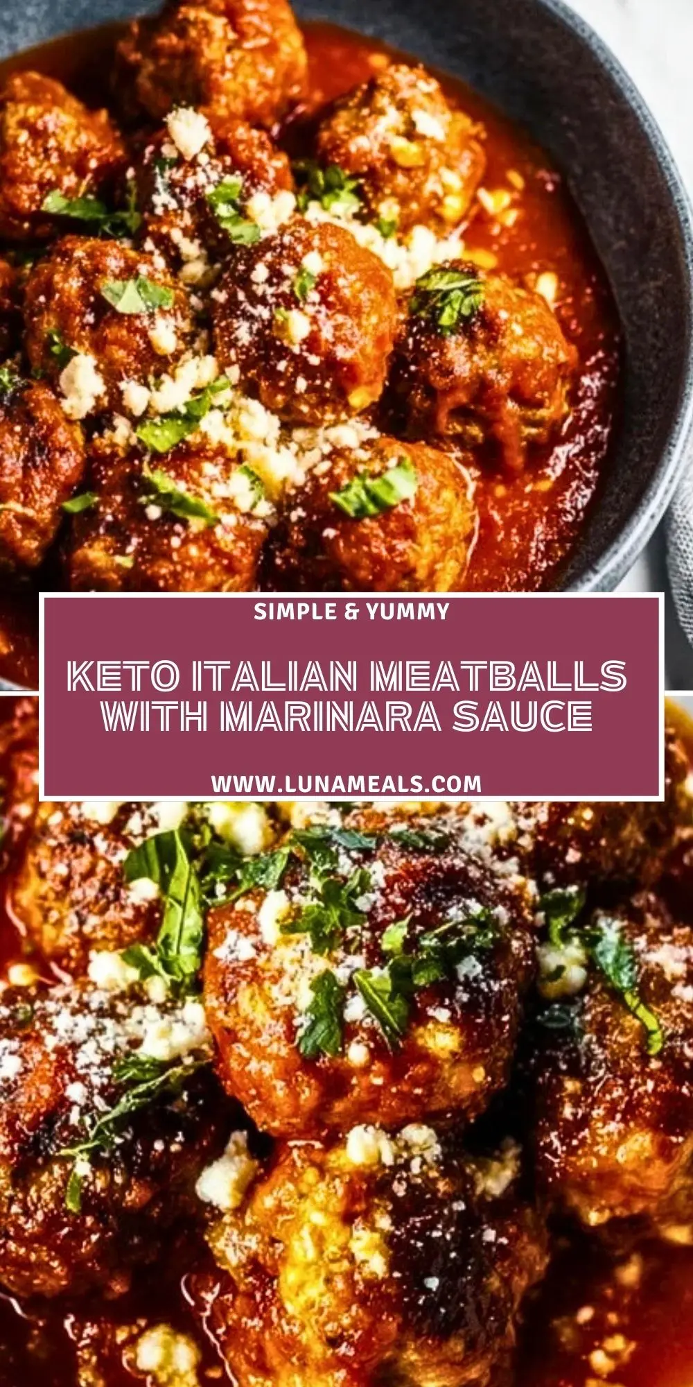 Keto Italian Meatballs with Marinara Sauce (2)