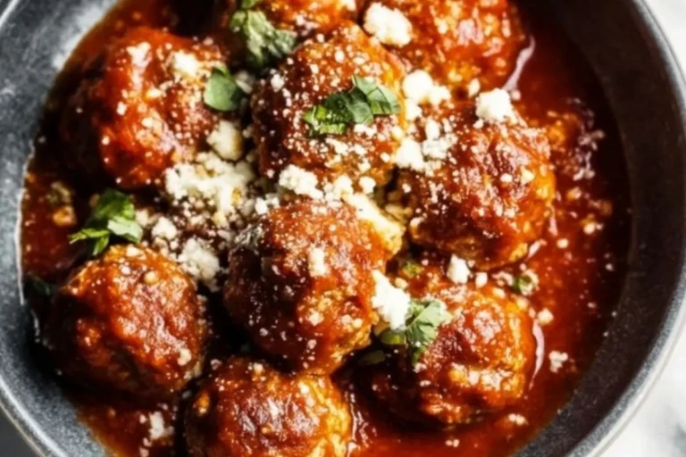 Keto Italian Meatballs with Marinara Sauce