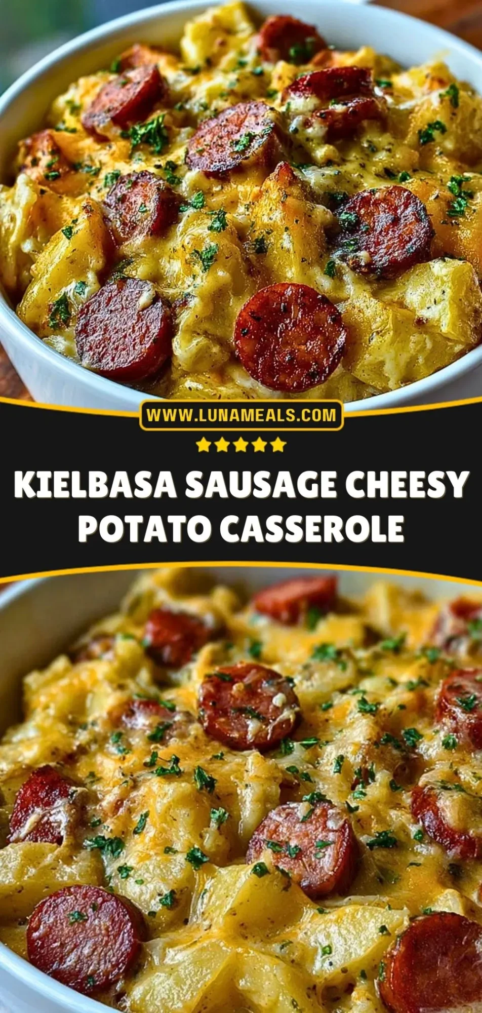Kielbasa Sausage Cheesy Potato Casserole (3)