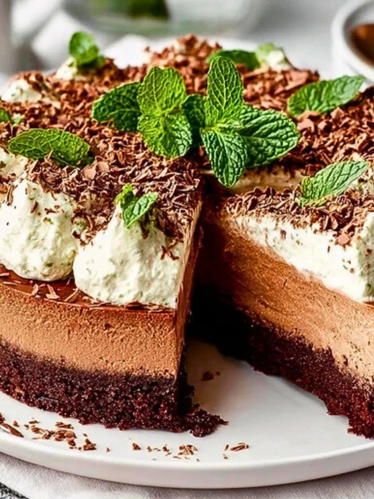 Mint Chocolate Mousse Cake (1)
