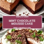 Mint Chocolate Mousse Cake (2)