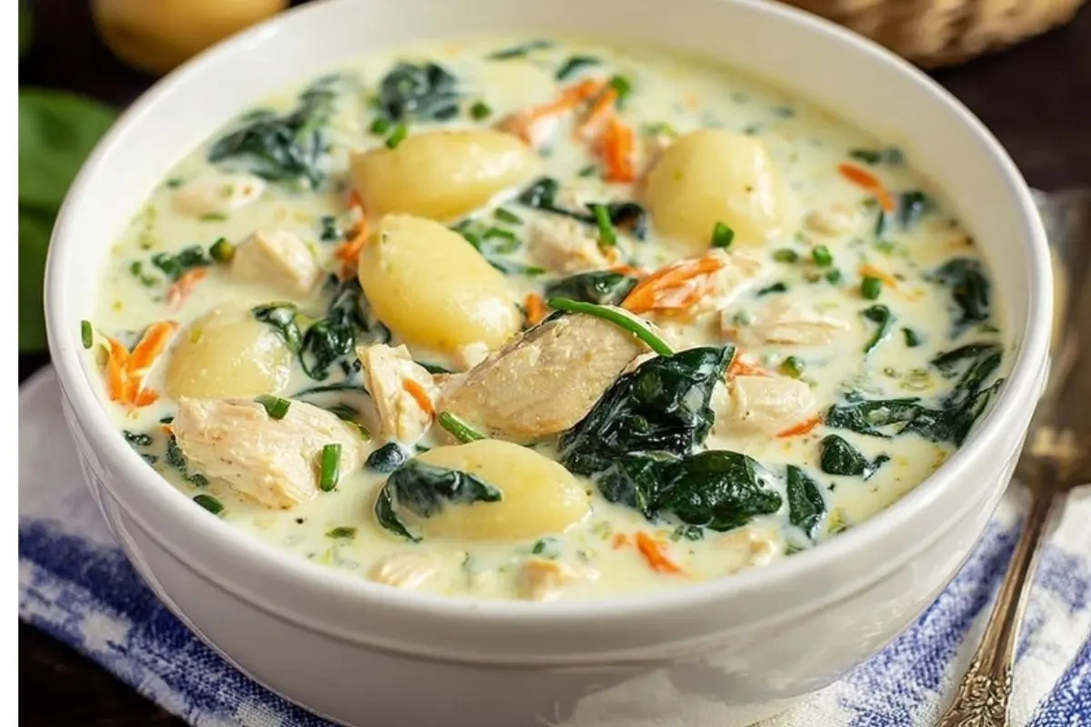 Olive Garden Copycat Chicken Gnocchi Soup