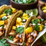 One Pan Chicken and Pineapple Tacos