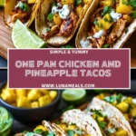One Pan Chicken and Pineapple Tacos (2)