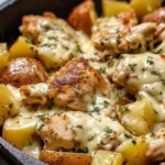 One-Pan Chicken and Potatoes with Gravy