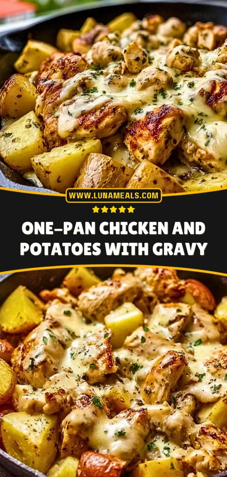 One-Pan Chicken and Potatoes with Gravy (3)