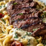 One-Pan Spicy Honey Garlic Steak Pasta