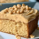 Peanut Butter Cake with Peanut Butter Frosting