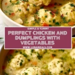 Perfect Chicken And Dumplings With Vegetables (2)