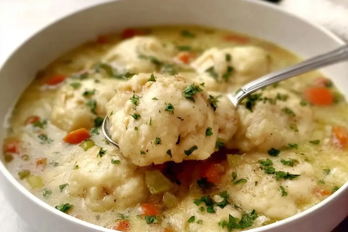 Perfect Chicken And Dumplings With Vegetables