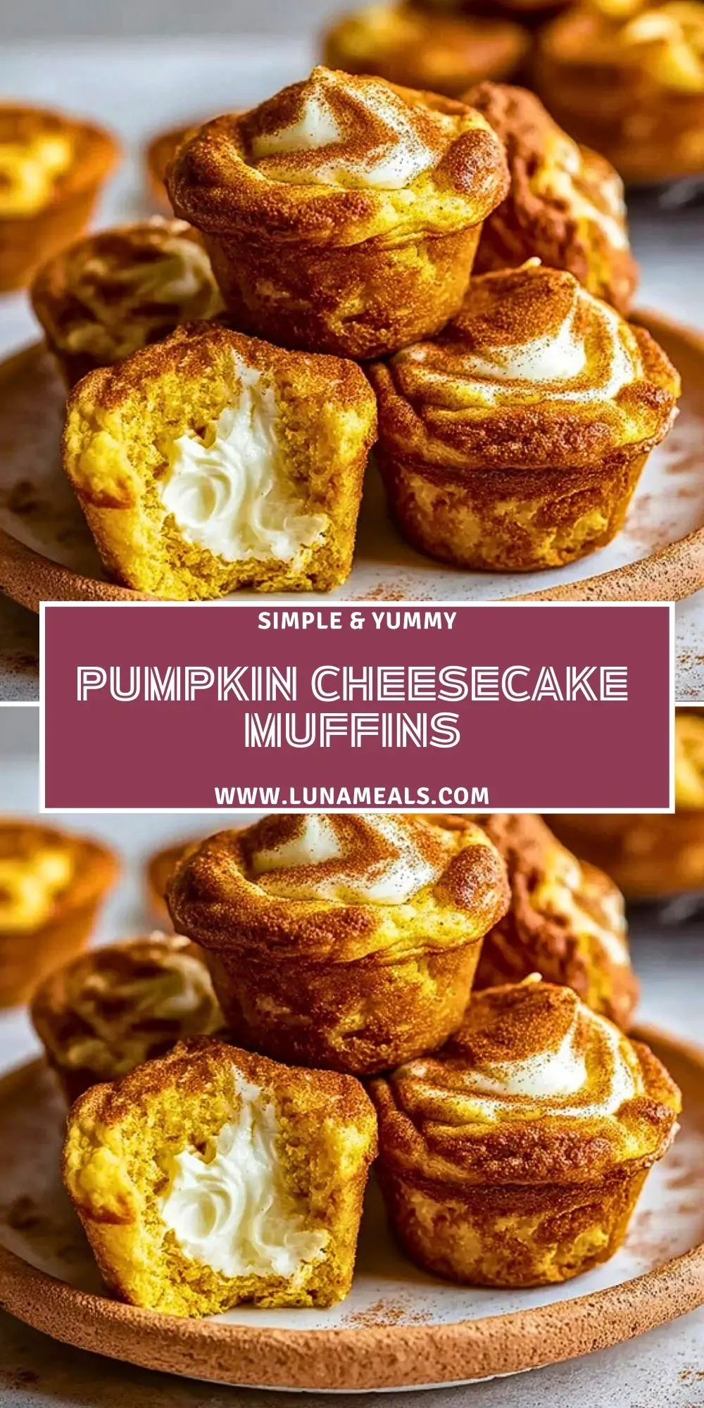 Pumpkin Cheesecake Muffins (2)