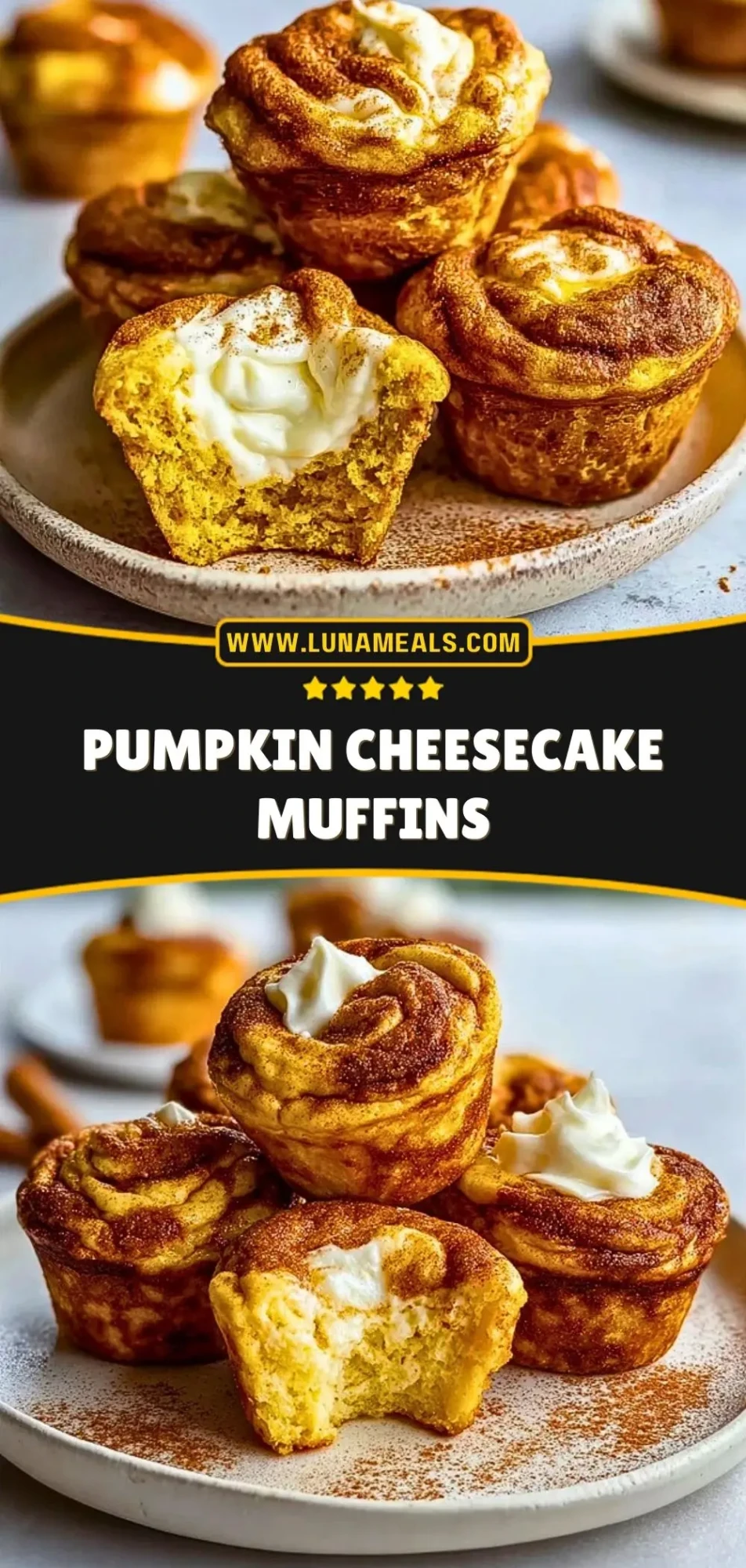 Pumpkin Cheesecake Muffins (3)