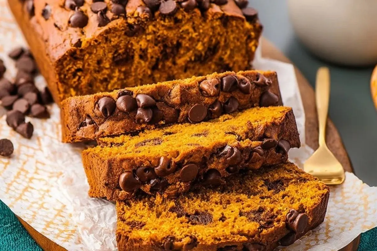 Pumpkin Chocolate Chip Bread