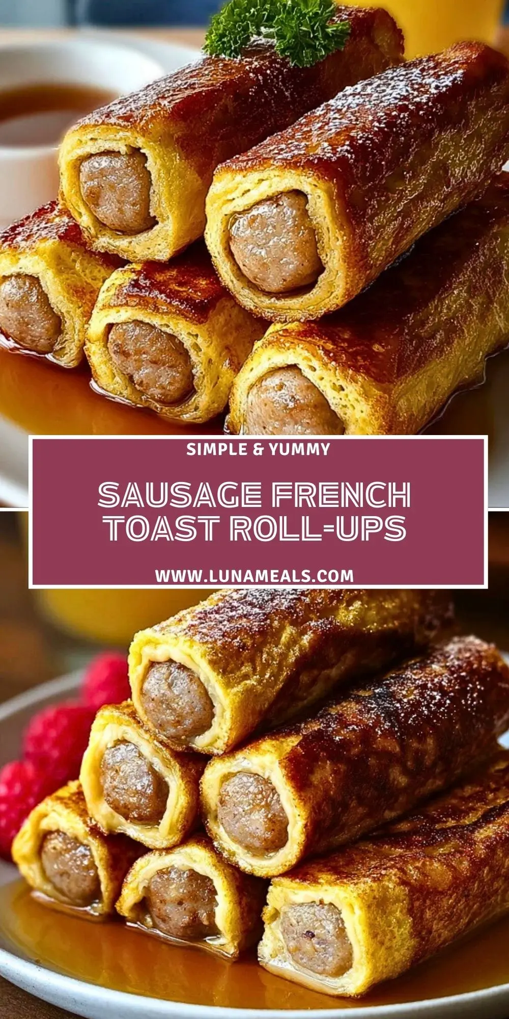 Sausage French Toast Roll-Ups (2)
