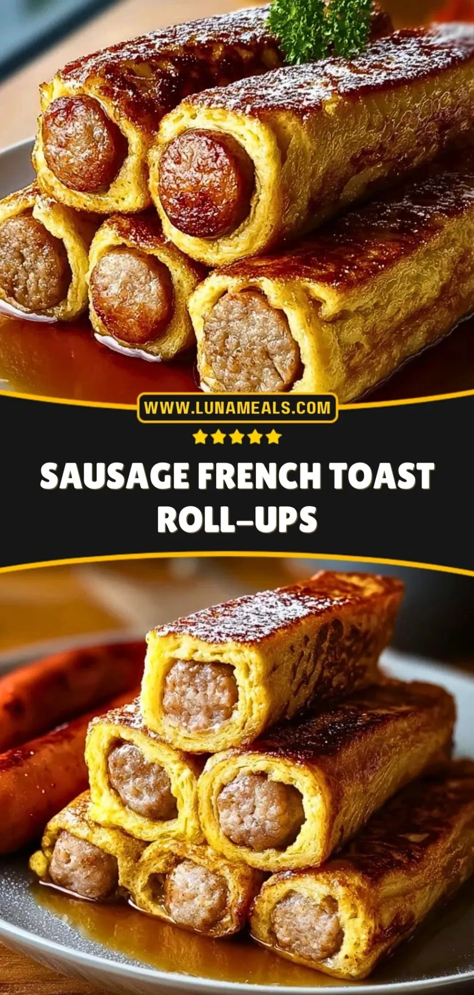 Sausage French Toast Roll-Ups (3)