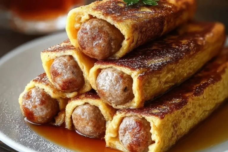 Sausage French Toast Roll-Ups