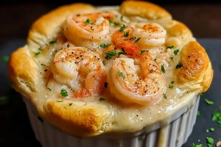 Shrimp and Lobster Biscuit Pot Pie