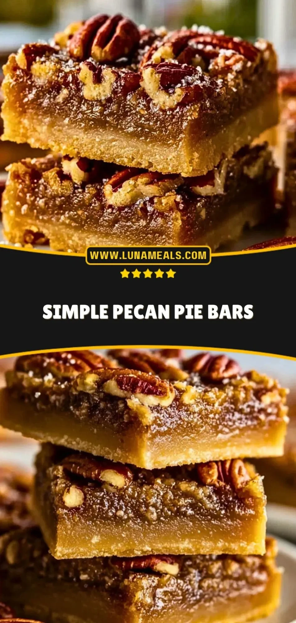 Simple Pecan Pie Bars (3)