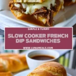 Slow Cooker French Dip Sandwiches (2)