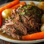 Slow Cooker Pot Roast with Gravy