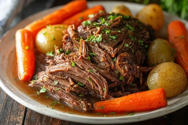 Slow Cooker Pot Roast with Gravy