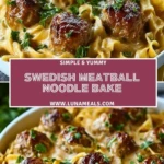 Swedish Meatball Noodle Bake (2)