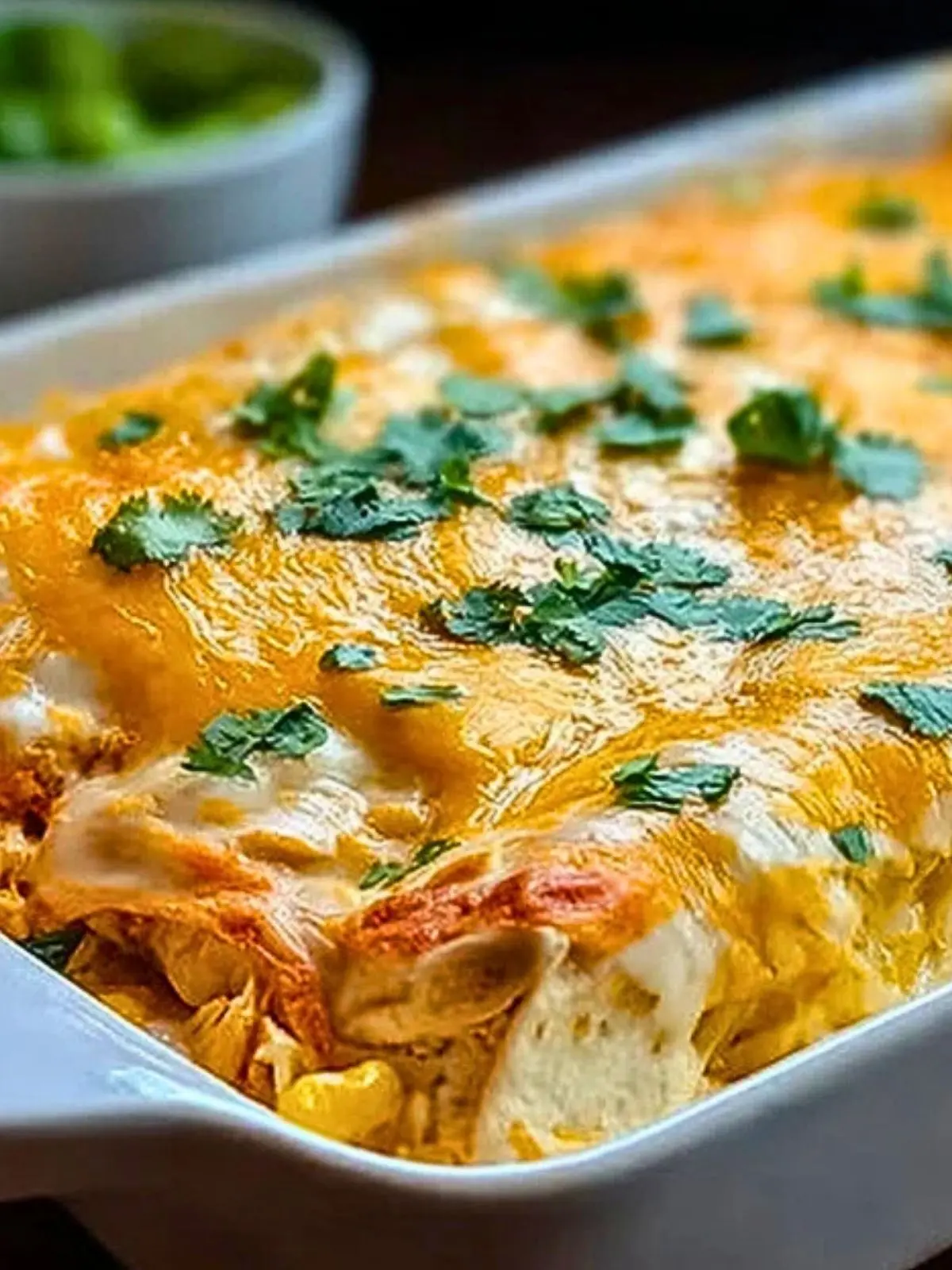White Chicken Enchilada Casserole (1)