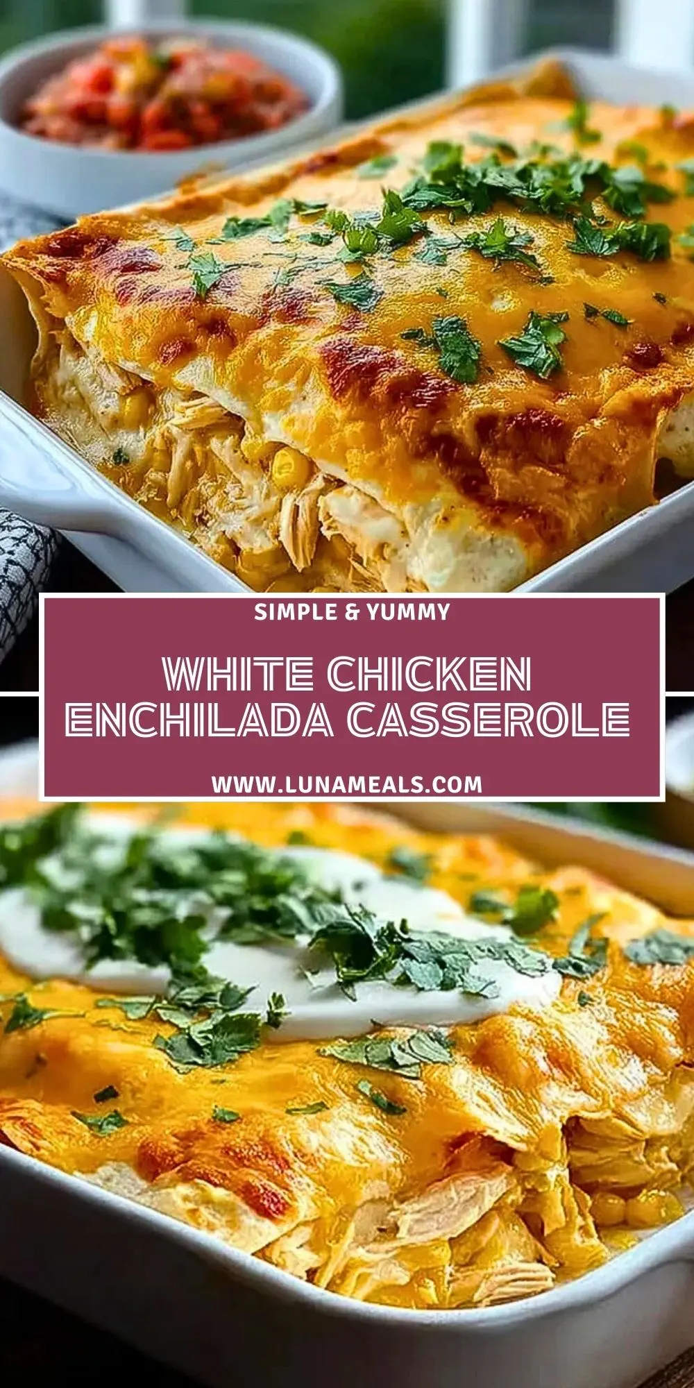 White Chicken Enchilada Casserole (2)