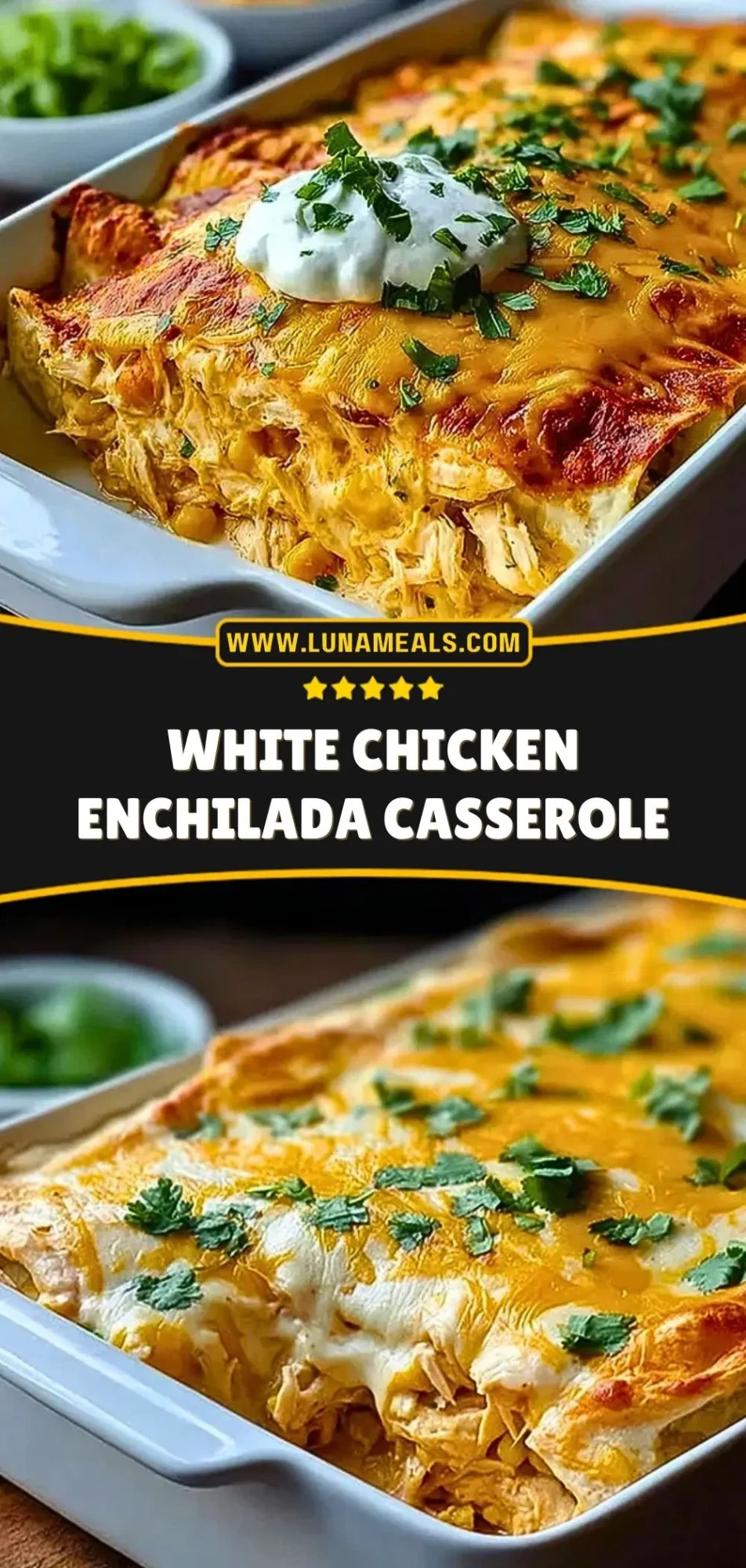White Chicken Enchilada Casserole (3)