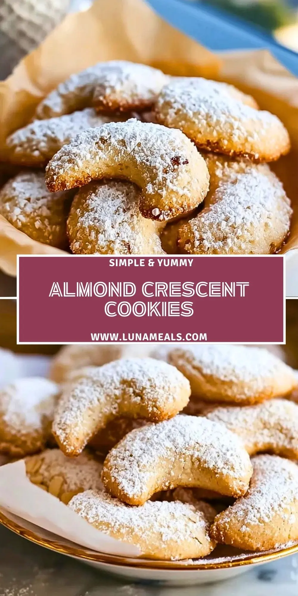 Almond Crescent Cookies (2)