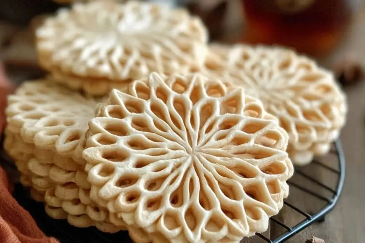 Anise Pizzelle Cookies