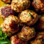 Best Baked Turkey Meatballs
