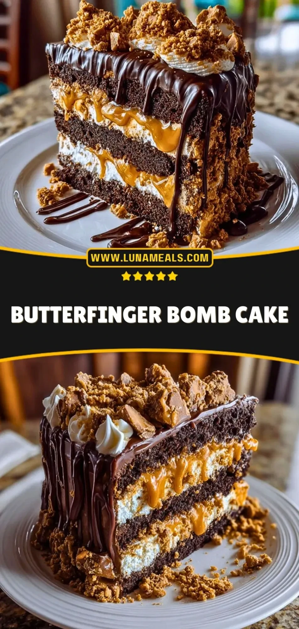Butterfinger Bomb Cake (3)