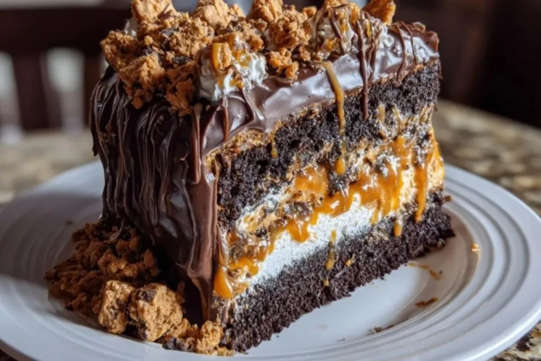 Butterfinger Bomb Cake