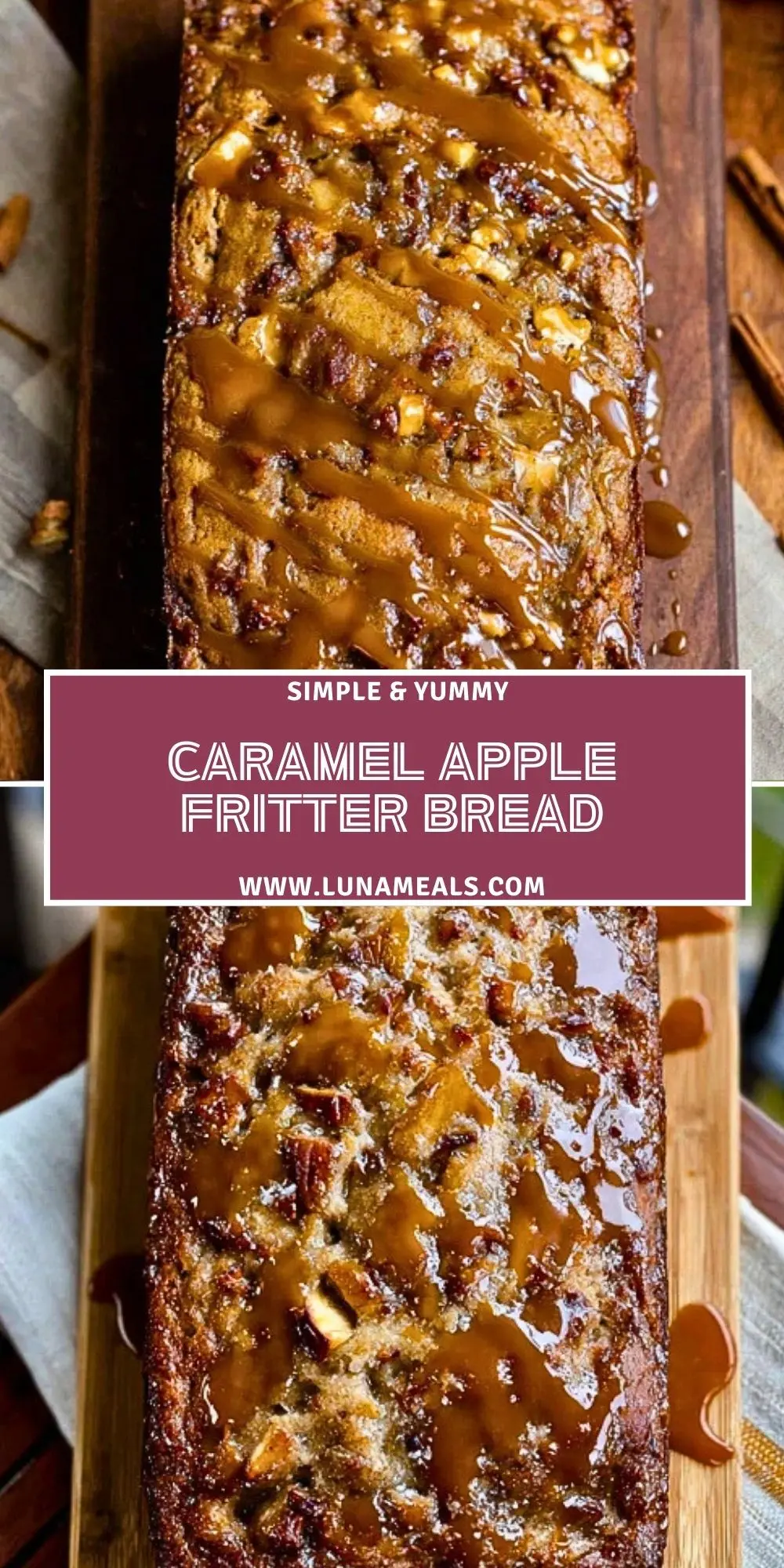 Caramel Apple Fritter Bread (2)