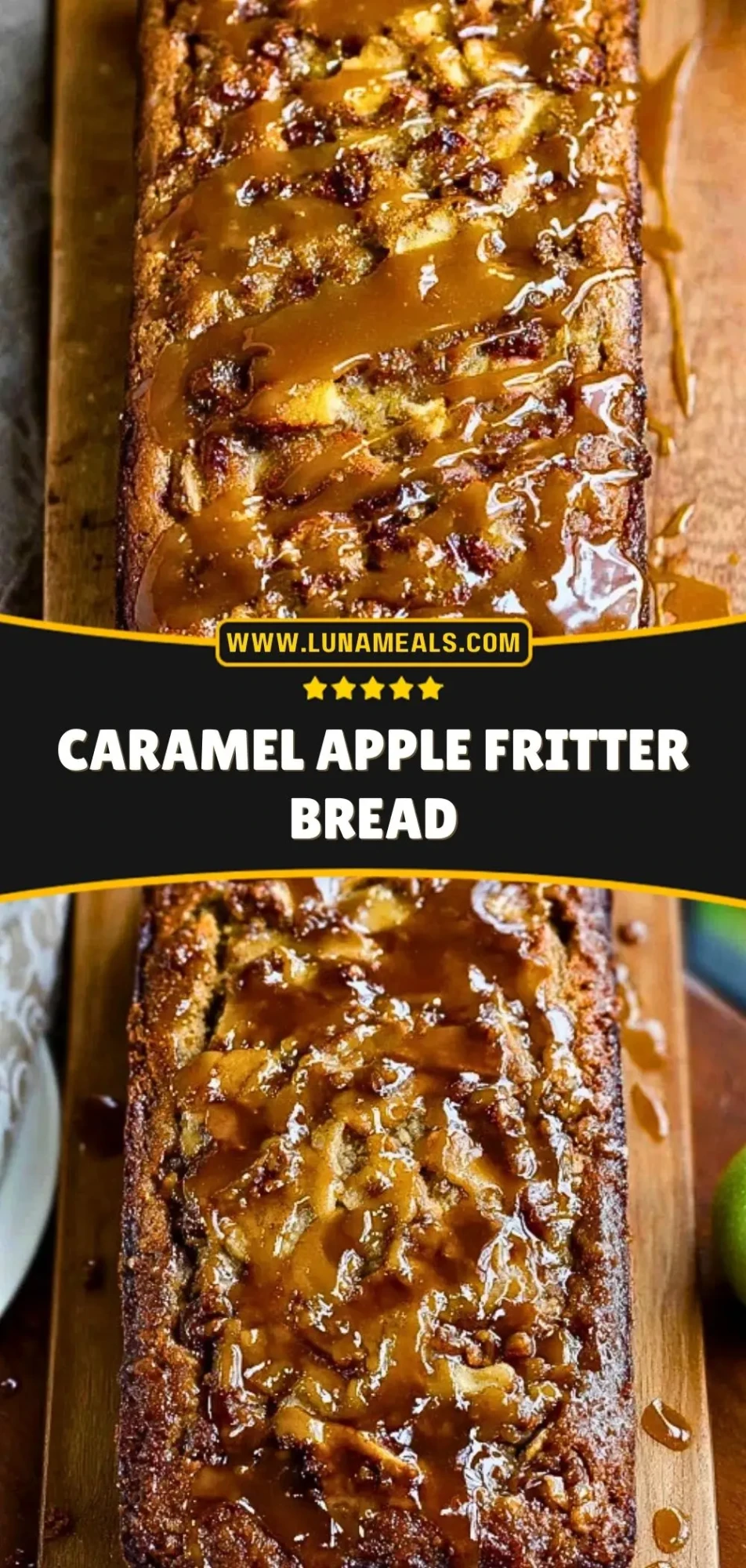 Caramel Apple Fritter Bread (3)