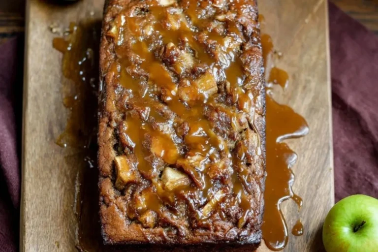 Caramel Apple Fritter Bread