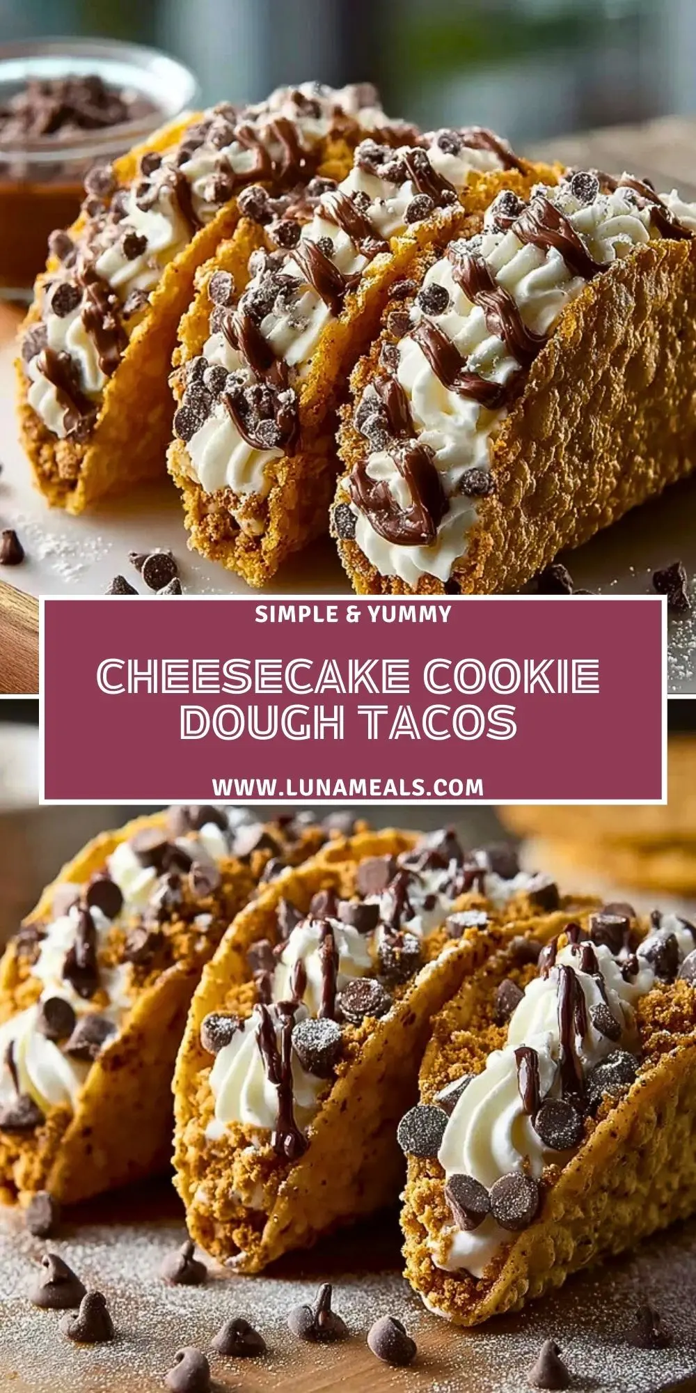 Cheesecake Cookie Dough Tacos (2)