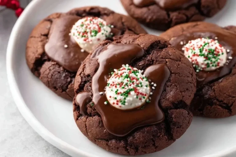 Chewy Hot Cocoa Cookies