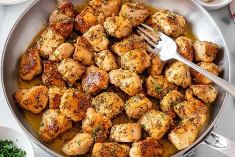 Chicken Bites In Garlic Butter