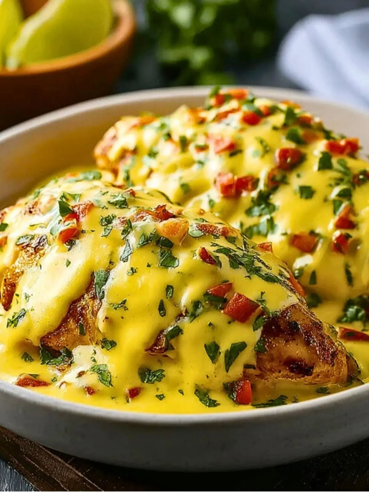 Chicken with Cheese Sauce (1)