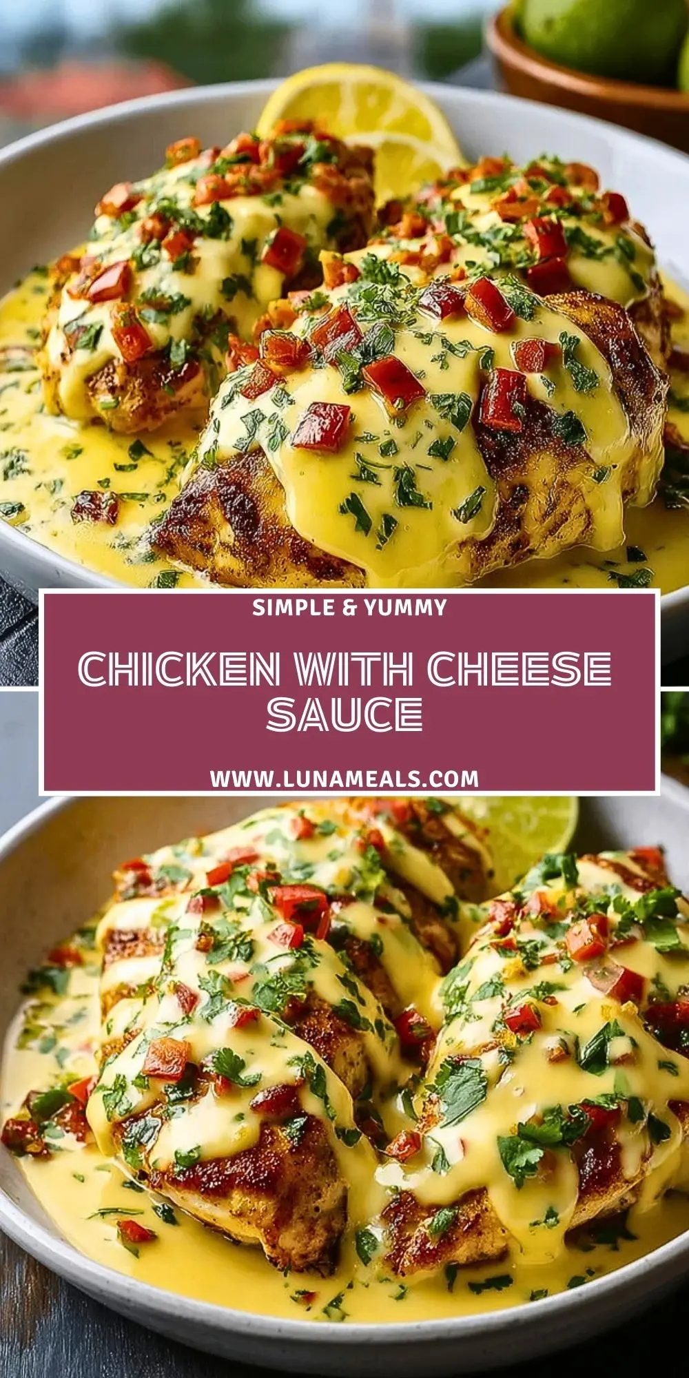 Chicken with Cheese Sauce (2)