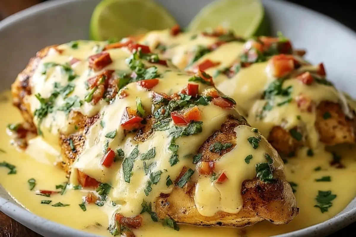 Chicken with Cheese Sauce