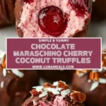 Chocolate Maraschino Cherry Coconut Truffles (2)